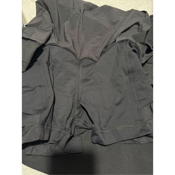 Lululemon side pleat high rise tennis skirt black 4 - Picture 5 of 11